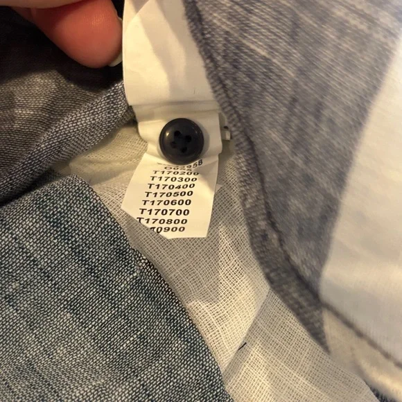 Lucky Brand Dark Blue Blouse with White Accents - Picture 7 of 8